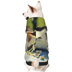 Cavia's grappige honden hoodies hond sweatshirt voor kleine honden trui, elasticiteit stof is, zacht en warm voor het dier en gemakkelijk te dragen