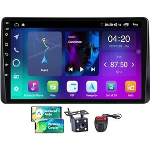 Android 13 systeem 2 Din Autoradio Stereo voor Renault Duster HM 2 2020-2023 9 inch Touchscreen met GPS Navigatie Carplay Android Auto/Bluetooth 5.0/FM AM RDS Radio/4G WiFi/DSP(NF-2)
