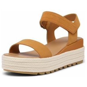 Sorel Dames Cameron Flatform Sandalen, Canyon Gold/Gum 16, 41,5 EU, Canyon Gold Gum 16, 41.5 EU