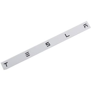 XYHAOAI 3D Verhoogd Logo Achterklep Inzet Letters Achter Emblemen Compatibel met Tesla Model 3/S/X/Y, 3M Klevende Achterkant,Matt black,Tesla Logo