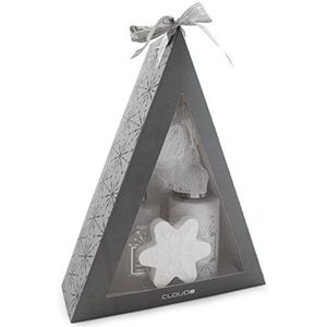 BRUBAKER Cosmetics 4-Delige Bad Geschenkset 'Piramide' Zilver