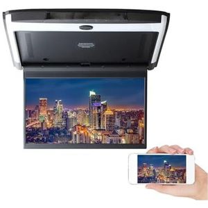 Draagbare dvd-speler voor videospelers op hoofdsteunen in auto's 11.6 Inch Auto Dak Mount Monitor HD Lcd-scherm Video Playe 1080P Filp Down Plafond TV Display Ingebouwde IR/FM/USB/HDMI met HD-roterend