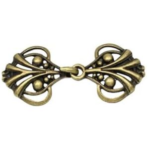 Shirt Cinch Swirl Clip Cape Clips, Cardigan Clips Kristal Zinklegering Pak van 3 Multicolor(D)