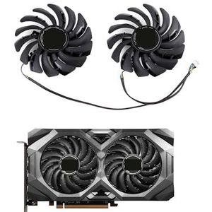 2 STUKS/Lot PLD09210S12HH Koelventilator voor MSI voor Radeon RX 5500 XT MECH OC Videokaartkoelerventilator