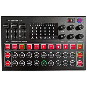 M9 Audio Interface Geluidskaart Live Voice Mixer Externe USB Geluidskaart Meerdere effecten Geluidskaart Mixer Board