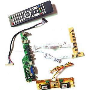 Voor M190A1-L01/L02/L03 4CCFL 30Pin LVDS Remote+Inverter+toetsenbord T.V53 controller board lcd scherm VGA HDMI AV USB RF Kit (M190A1-L01)
