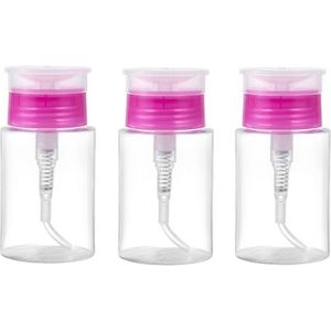 Nagellak Remover - 3 Stuks - 150ml - Lege Pomp Dispenser Flessen met Flip Top Cap