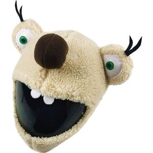 FunnyRiders Stoffen Motorhelm Hoes, Grappige Volgelaatshelm Hoes, Leuk Ontwerp, Accessoires voor Motorhelmen, Beschermt tegen Stof, Deuken, Krassen, Handgemaakt in Polen, Universele Maat