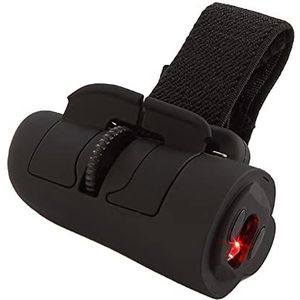 jiyaohui Draadloze mini-muis, 2,4 g, met vingerring, optische reismuis, draagbaar, ergonomisch, zwart