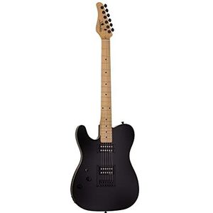 Schecker LH PT Black elektrische gitaar M/M, zwart voor linkshandigen