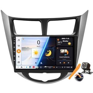 Y300s,YLOXFW Auto Stereo Android 15.0 Radio Sat Nav voor Solaris Accent Verna 2010-2016 GPS Navi 9'' Cartablet Multimedia Video Player FM BT Ontvanger met Carplay 4G 5G WiFi DSP SWC