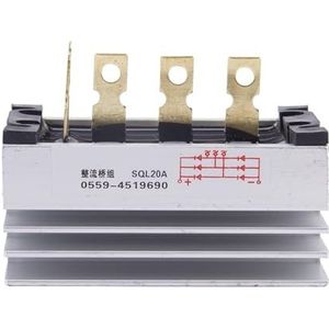 Generatorbruggelijkrichtermodule ZPQ20A SQL20A 20A 20A 20A hoogfrequente diode-gelijkrichter 20 AMP (SQL20A 3-fase)