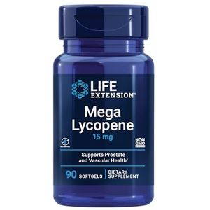 Life Extension - Mega Lycopeen - Voedingssupplement - 15 mg - 90 Zachte gels