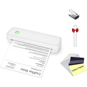 Inktloze Tattoo-printer Draagbare A4 Thermische Printer Bluetooth Draadloze Tattoo-stencilprinter Met Tattoo-transferpapier A4-papier Draagbare Printer