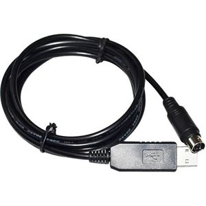 CAMCHJVVM LINE-besturingseenheid ILC 200 IB (PAC) Adapter USB naar Mini-DIN 6 Pin MD6 seriële communicatiekabel RS232 (3 m)