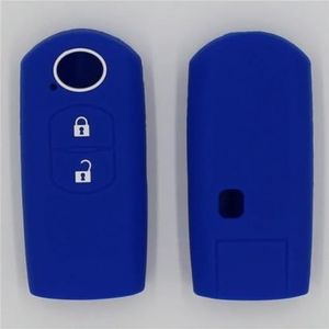 QWLEYCHN Siliconen Auto Afstandsbediening Fob Key Case Cover, voor Mazda 2 3 5 6 CX-3 CX-4 CX-5 CX-7 CX-9 Atenza Axela MX5