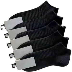 YIJIANUO 5 paar/pak enkelsokken vrouwen 100% katoen onzichtbare zweetabsorberende meisjes lage buis bootsokken EU 36-40 witte sokken, Zwart, EU 36-40