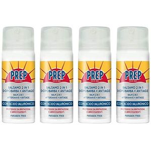 4 x PREP Aftershave behandeling hyaluronzuur - 80 ml