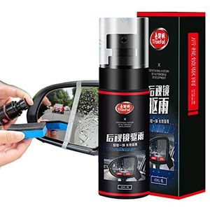 Auto Anti Regen Spray | Waterdichte auto regenbestendige agent - 60 ml voertuigglascoatingspray Houd achteruitkijkspiegel schoon voor voorruit Rijden spiegel autoglas Youding