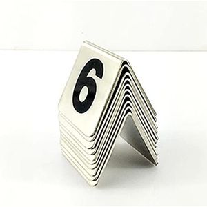 Roestvrijstalen tafelnummers voor tenten, Tent Stijl Tafelnummers Beste foric Recepties, Banketten, Cafés, Restaurants, Hotel(20)