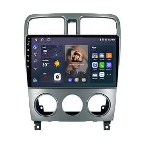 Android 12 2 DIN Autoradio Stereo 9 inch Screen voor Subaru Forester 2002-2005 2006 2007 GPS Navigatiesysteem FM AM RDS DAB+ Radio Carplay Android Auto Qualcomm BT 5.1 Dolby DTS(4 Core 1G+16G)