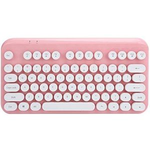 Toetsenbord, Ergonomisch toetsenbord Punk toetsenbord voor XP/voor/voor/voor (Pink)