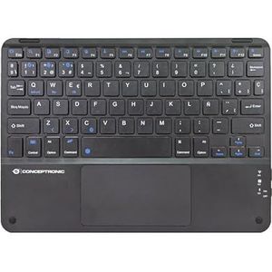 CONCEPTRONIC draadloos toetsenbord, lay-out spaans 10"" zwart