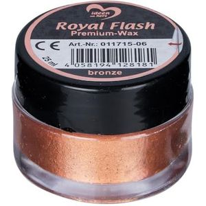 Royal Flash Premium Wax | 25 ml | Metallic Micro Glitter Effect (brons)