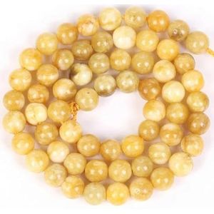 Natuursteen kralen 45 stijlen geel goud kleur kristal citrien jade agaat kralen sieraden maken bevindingen DIY armband accessoire-oude gele jade-12 mm 30-31 stuks