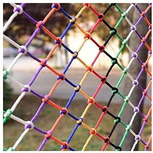 Speelnet Klimnet Cargo Touw Touw Ladder Schommel Nylon Touw Balkon Leuning Bescherming Hek Decor Mesh Sport Bar Veiligheidsnetten (Color : 6 mm 8 cm mesh, Size : 1 * 5m(3 * 16ft))