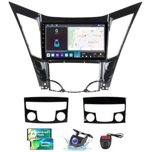 Android 13 9 Inch 2 Din QLED Autoradio Voor Hyundai Sonata 6 YF 2009-2014 - Camera DVR GRATIS - Steun Carplay Android Auto DSP Stuurwiel FM RDS DAB WIFI 4G Bluetooth Split-Screen(NF-3)