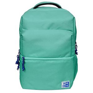 Oxford B-Ready Uniseks schoolrugzak, 18 l, 42 m, gevoerde laptoptas, gerecycled polyester, RPET-kleur, Groen, 42x30x15cm, Casual