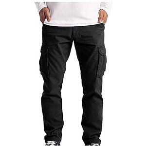 Joggingbroek For Heren, Sportbroek Met Wijde Pijpen, Elastische Herenband Met Trekkoord, Joggingbroek, Wijde Cargobroek, Trainingsbroek, Zakken, Herfst, Casual Joggers(4XL)