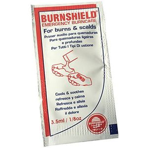 25 x BURNSHIELD Emergency First HULP Burn Care SCALDS Cooling Kalmerende Gel BLOT SACHETS