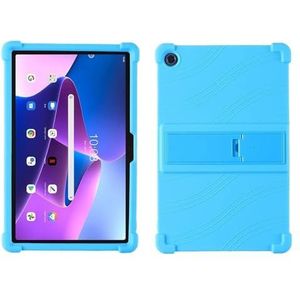 Tablet Stand Case Geschikt for Lenovo Tab M10 HD 2e Gen 10.1inch 2020 TB-X306F TB-X306X Siliconen Cover(Sky blue)