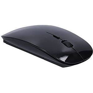 Draadloze muis, USB-muis Ultragevoelig ontwerp ABS Duurzaam stevig E Smart Slim Draagbaar voor computer voor tablet voor kantoorlaptop(zwart)