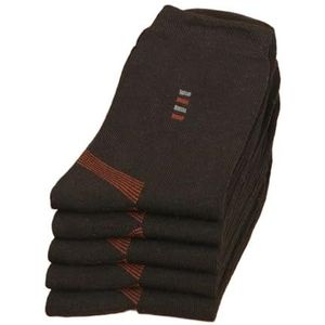 YIJIANUO 5 paar heren lange sokken zacht comfortabel slijtvast stevig casual eenvoudige mode zwart grote Szie mid-kalf sokken, 5 paar zwart, EUR 38-44(US 6-12)