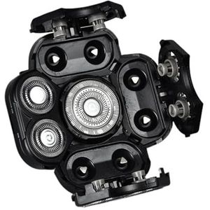 Vervangende koppen voor scheerapparaat, vervanging voor elektrisch scheerapparaat met 9 koppen, Extreme Speed, reservekoppen voor elektrisch scheerapparaat, lichaamshaarscheerapparaat, universele