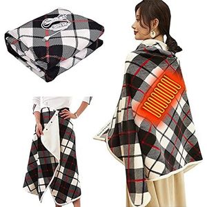 Eivdru - Elektrische Deken - Flanel - Draagbaar - USB - Machinewasbaar