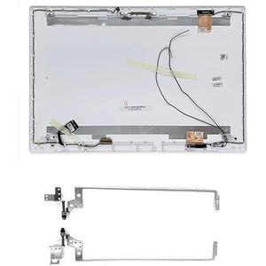 WANGHUIH LCD-achterklep bovendeksel + scharnieren compatibel met Lenovo IdeaPad 330-15IKB 330-15ISK 330-15IGM 330-15ICH-serie (A+H)