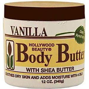 Hollywood Beauty Body Butter Cream 12 Oz.