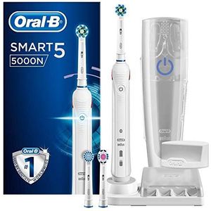 Oral-B Smart 5 5000N Elektrische tandenborstel, met timer en drukcontrole, wit