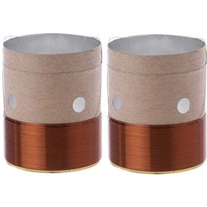 Woofer Voice Coils Bass Speaker Reparatie Onderdelen 25.5MM Speaker Bass Voice CoilWhite