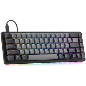 Drop ALT Mechanisch Toetsenbord - 65% (67 toetsen) gaming-toetsenbord, hot-swap-schakelaars, programmeerbare macro's, RGB LED-achtergrondverlichting, USB-C, dubbele PBT, aluminium frame (Cherry MX
