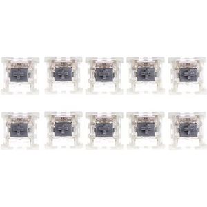 10 stuks/partij 3 Pin Outemu Mx mechanische toetsenbordschakelaar, zwart, blauw, bruin, mechanische toetsenbordschakelaar, golfschakelaar (zilver)