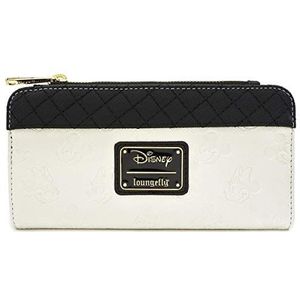 Loungefly x Minnie and Mickey Mouse Debossed Heads Wallet