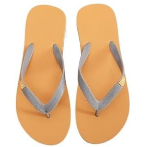 Doucheschoenen, Zachte slippers for heren - Ademende strandsandalen(Yellow,43 EU)