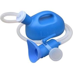 Draagbaar urinoir voor mannen | Draagbare urinoirfles voor potje, 2000 ml urineflessen voor vrouwen, morsbestendig, reizen, camping, auto urinoirs met deksels