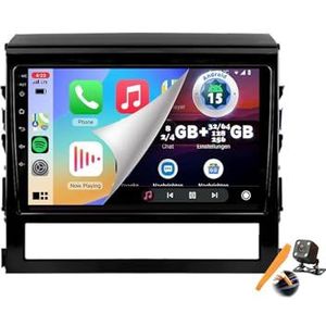 Y600s,YLOXFW Auto Stereo Android 15.0 Radio Sat Nav voor Land Cruiser 2016-2018 GPS Navi 9'' Cartablet Multimedia Video Player FM BT Ontvanger met Carplay 4G 5G WiFi DSP SWC