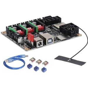 Pesfehhy Graveur Moederbord, Graveur Controlemodule DIY Universeel Moederbord Zoals Getoond PCB+Componenten MKS DLC32 V2.1 32 Bits ESP32 WiFi GRBL